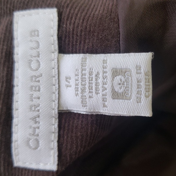 Charter Club Lightweight Corduroy Maxi Bias Skirt Women's 14 Gypsy Forest Fairy - Picture 6 of 10